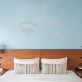VWAQ Eyes Wink Vinyl Wall Decals Home Bathroom Mirror Décor - EWWD - V1