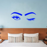 VWAQ Eyes Wink Vinyl Wall Decals Home Bathroom Mirror Décor - EWWD - V1