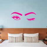 VWAQ Eyes Wink Vinyl Wall Decals Home Bathroom Mirror Décor - EWWD - V1
