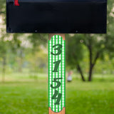 VWAQ Custom Plaid Aluminum Sign for Mailbox Post House Numbers Address Plaque - Single Sided and Reflective Pre-Drilled Holes - AS1S9