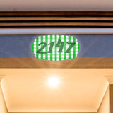 VWAQ Custom Plaid Aluminum Plaque Home Address Number Sign - Single Sided and Reflective Pre-Drilled Holes - AS3S9 Horizontal