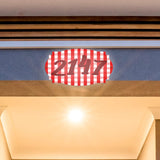 VWAQ Custom Plaid Aluminum Plaque Home Address Number Sign - Single Sided and Reflective Pre-Drilled Holes - AS3S9 Horizontal