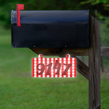 VWAQ Custom Plaid Reflective Sign Home Address Hanging Aluminum Plaque Numbers for Mailbox Post - Double Sided - AS5S9