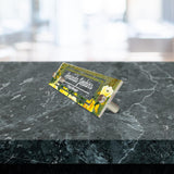 VWAQ Custom Wall Name Plate Sign - Floral Office Decor Acrylic Plaque - Personalized Nameplate Sign Gift - WACS11