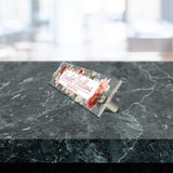 VWAQ Custom Floral Nameplate for Wall - Flower Clear Acrylic - Personalized Women's Office Decor Name Plate Sign Gift - WACS21