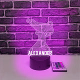 Custom LED Karate Desk Lamp Ornament, Night Light Up Sign, Neon - Esque VWAQ ACR18