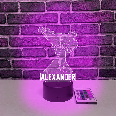 Custom LED Karate Desk Lamp Ornament, Night Light Up Sign, Neon - Esque VWAQ ACR18