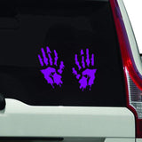 Bloody Hands Vehicle Vinyl Window Decal VWAQ