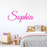 Custom Name Wall Decal Girls