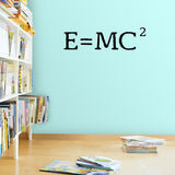 VWAQ E=MC2 Albert Einstein Science Wall Quotes Decal - VWAQ Vinyl Wall Art Quotes and Prints