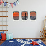 VWAQ Eiffel Tower Wall Decor Sticker Paris Decals for Wall Airplane Window - PPW14 - VWAQ Vinyl Wall Art Quotes and Prints