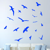 VWAQ Peel And Stick Flock of Birds Vinyl Wall Decal Stickers - VWAQ Vinyl Wall Art Quotes and Prints