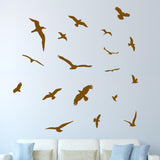 VWAQ Peel And Stick Flock of Birds Vinyl Wall Decal Stickers - VWAQ Vinyl Wall Art Quotes and Prints