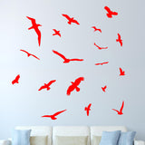 VWAQ Peel And Stick Flock of Birds Vinyl Wall Decal Stickers - VWAQ Vinyl Wall Art Quotes and Prints