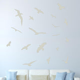 VWAQ Peel And Stick Flock of Birds Vinyl Wall Decal Stickers - VWAQ Vinyl Wall Art Quotes and Prints