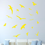 VWAQ Peel And Stick Flock of Birds Vinyl Wall Decal Stickers - VWAQ Vinyl Wall Art Quotes and Prints