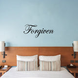 VWAQ Forgiven Vinyl Wall Decal - VWAQ Vinyl Wall Art Quotes and Prints