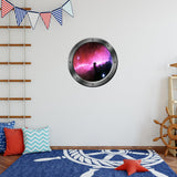 VWAQ Galaxy Porthole Window Peel and Stick Vinyl Wall Decal - PS10 - VWAQ Vinyl Wall Art Quotes and Prints