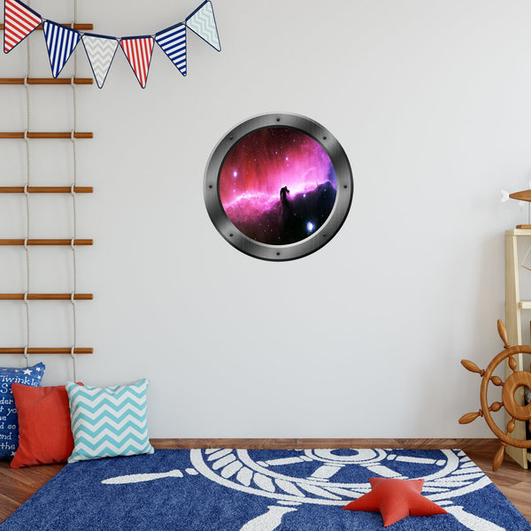 VWAQ Galaxy Porthole Window Peel and Stick Vinyl Wall Decal - PS10 - VWAQ Vinyl Wall Art Quotes and Prints