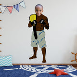 VWAQ MMA Fighter Custom Wall Decal (INSERT YOUR FACE) Peel and Stick Wall Decal - MMA3 - VWAQ Vinyl Wall Art Quotes and Prints