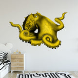 VWAQ Octopus Vinyl Wall Decal Mural Decor Octopus Tentacles Stickers Ocean Animal Wall Art