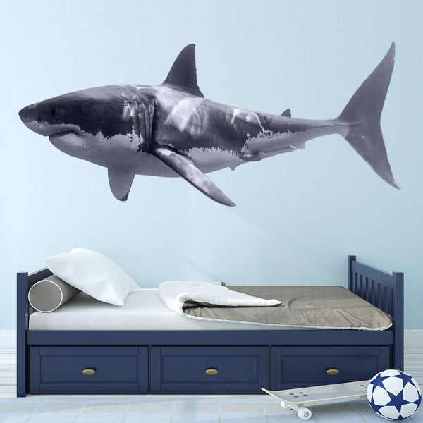 VWAQ Great White Shark Peel and Stick Wall Decal - PAS3 - VWAQ Vinyl Wall Art Quotes and Prints
