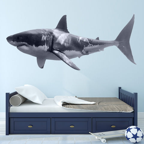 VWAQ Great White Shark Peel and Stick Wall Decal - PAS3 - VWAQ Vinyl Wall Art Quotes and Prints