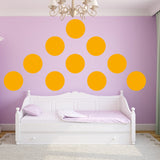 VWAQ Polka Dots Wall Decals Big 12 Inch Peel & Stick Dots Wall Art Colors Kids- MM-118 - VWAQ Vinyl Wall Art Quotes and Prints