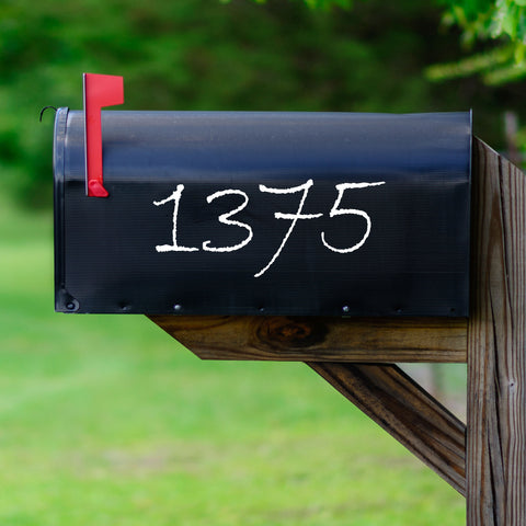 Number Decals for Mailbox House Address Custom Vinyl Stickers VWAQ - CMB23