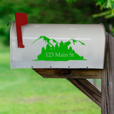 Personalized Mailbox Address Decals Set of 2 Forest Custom Address Vinyl Stickers VWAQ - CMB28