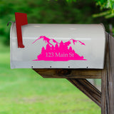 Personalized Mailbox Address Decals Set of 2 Forest Custom Address Vinyl Stickers VWAQ - CMB28