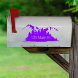 Personalized Mailbox Address Decals Set of 2 Forest Custom Address Vinyl Stickers VWAQ - CMB28