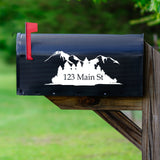 Personalized Mailbox Address Decals Set of 2 Forest Custom Address Vinyl Stickers VWAQ - CMB28