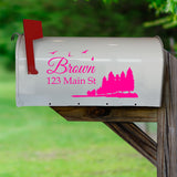 Custom Mailbox Address Decal - Family Name Sticker Personalized Decor VWAQ - CMB29