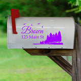 Custom Mailbox Address Decal - Family Name Sticker Personalized Decor VWAQ - CMB29