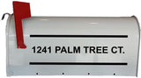 Custom Mailbox Decals Personalized Street Address VWAQ - CMB3