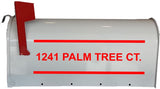 Custom Mailbox Decals Personalized Street Address VWAQ - CMB3