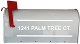 Custom Mailbox Decals Personalized Street Address VWAQ - CMB3