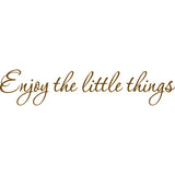 Enjoy the Little Things Vinyl Wall Quotes Decal VWAQ