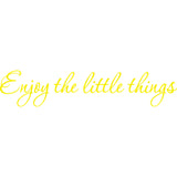 Enjoy the Little Things Vinyl Wall Quotes Decal VWAQ