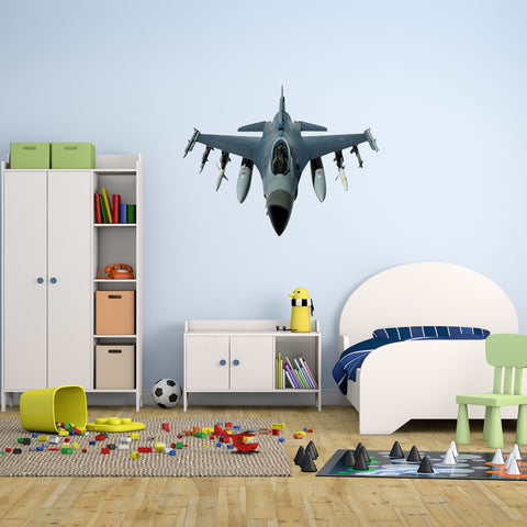 VWAQ Airplane Super Sonic Jet Vinyl Wall Decal - FJ506 - VWAQ Vinyl Wall Art Quotes and Prints