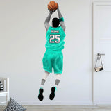 Personalized Basketball Player Wall Decal - Custom Name Sports Wall Sticker Peel and Stick VWAQ - HOL31