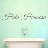 VWAQ Hello Beautiful in Spanish Hola Hermosa Wall Quotes Decal - VWAQ Vinyl Wall Art Quotes and Prints