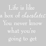 Life is Like a Box of Chocolates Quote Popular Wall Quotes VWAQ