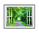 VWAQ Greenery Wall Decal 3D Forest Wall Cling Peel and Stick Window Mural - NW32 - VWAQ Vinyl Wall Art Quotes and Prints