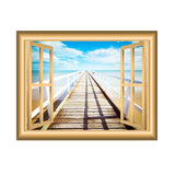 VWAQ Boardwalk Window Frame Peel and Stick Wall Decal - NW8 - VWAQ Vinyl Wall Art Quotes and Prints