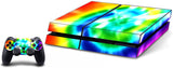 VWAQ PS4 Rainbow Skins Console And Controller Tie Dye Skin For Playstation - PGC2 - VWAQ Vinyl Wall Art Quotes and Prints