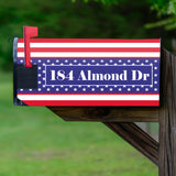 Personalized Mailbox Cover Patriotic