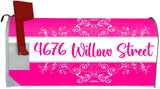 Flora Personalized Mailbox Decals Cover Custom Address VWAQ - PMBM17
