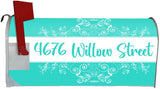 Flora Personalized Mailbox Decals Cover Custom Address VWAQ - PMBM17